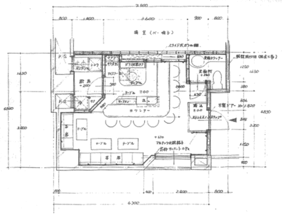 賃貸オフィス間取り図