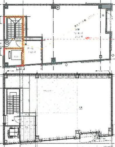 賃貸オフィス間取り図